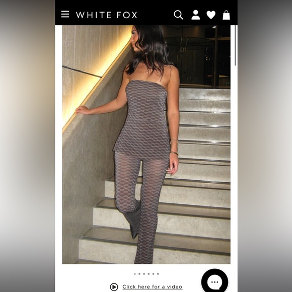 White Fox Boutique Pants - WHITE FOX PANTS AND TOP SET
